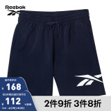 Reebok锐步官方男子COMM WV SHORT运动休闲透气舒适五分短裤 GV5516 S(175/76A)