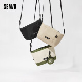 森马（Semir）斜挎包男户外工装情侣背包大容量饺子包潮105524153204