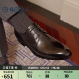 金利来（goldlion）男鞋休闲鞋正装商务时尚舒适皮鞋51502036701A-黑色-37码