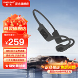 戴灵S800骨传导蓝牙耳机运动跑步健身游泳骑行IPX8级防水32G内存长续航挂耳式开放不入耳带麦高清通话 攀岩灰