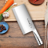 十八子作刀具 阳江菜刀厨师刀飞球系列1号斩切刀P01阳江十八子 斩切刀