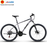 喜德盛（xds）[吴磊推荐]山地自行车黑客380避震前叉21速变速X6铝合金车架 黑/灰色 17寸（建议身高165-180）