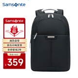 新秀丽（Samsonite）电脑包笔记本13.3英寸时尚双肩包通勤大容量书包女士休闲旅行背包 黑色13.3英寸