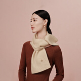 万事利纯羊毛围巾女士披肩围脖新年礼物礼盒装 初见 联系客服领惊喜券