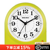 SEIKO 日本精工闹钟儿童创意贪睡闹铃个性简约家用床头学生可爱小闹钟 QHE179M