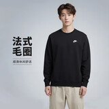 耐克(NIKE)男春秋圆领卫衣 休闲运动 时尚简约FN3889-010黑 2XL