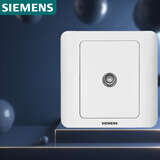 西门子（SIEMENS）开关插座 电视插座 86型暗装面板 远景雅白色5TG01111CC1