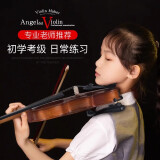 莱斯曼德（ANGELVIOLIN）小提琴成人小提琴儿童初学者考级演奏成人初学 4/4哑光身高155-220cm选用