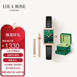 LOLA ROSE罗拉玫瑰汤唯同款经典小绿表手表女士手表生日礼物送女友礼盒包装