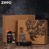 ZIPPO打火机限量版灵动招财貔貅芝宝煤油防风送父亲生日礼物男友实用 古银貔貅【送自用装】