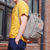 FJALLRAVEN北极狐双肩包休闲大容量背包男女书包23510-021雾灰16L情人节礼物