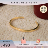 丹尼尔惠灵顿（DanielWellington）dw手镯男女 经典开口情侣手镯时尚饰品 生日礼物送女友 流光金小号 DW00400075