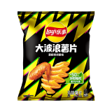 乐事（Lay's）大波浪薯片 香脆烤鸡翅味 135克 休闲零食 膨化食品