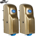 HONVAN遥控电动八字开门机平开门电 别墅对开门机 双开门机滚轮式开门机 双开门配置