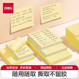 【全网低价】得力（deli）100张分条便利贴便签纸(淡黄) 76*51mm记事贴 7732