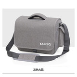 YASCIQ单反相机包摄影包便携适用于佳能索尼尼康相机微单富士相机便携背包 浅灰色大号 YASCIQ