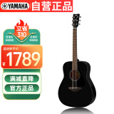 雅马哈（YAMAHA）FG800BL 原声款 实木单板初学者民谣吉他圆角吉它 41英寸亮光黑色