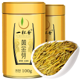 一杯香茶叶绿茶头采黄金芽200g2024新茶散装礼盒自己喝白茶安吉送礼品袋