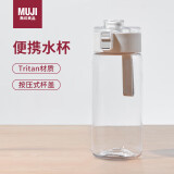 无印良品（MUJI）共聚酯 便携水杯 550ml 塑料杯运动水杯茶杯Tritan材质儿童水杯