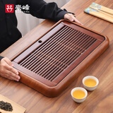 豪峰2026新款整套茶具套装实木茶盘家用干泡盘蓄水式托盘中秋节礼物