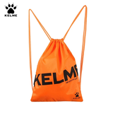 KELME/卡尔美束口袋抽绳双肩背包足球鞋袋收纳袋健身运动足球包 荧光橙 大号(35cm*45cm)