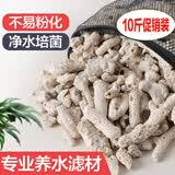 渔师傅鱼缸鱼池海鲜池过滤材料细菌屋环火山石生蚝壳珊瑚骨珊瑚石培菌环 10斤促销装/普通珊瑚骨*珊珊石头