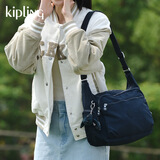 Kipling男女新款夏季出游单肩包斜挎包骑行百纳牛角包|GABBIE系列 M-藏蓝色