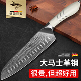 MAD SHARK德国进口大马士革家用切菜切片料理刀厨房多用水果刀锋利主厨刀