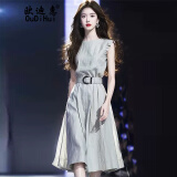 欧迪惠（Oudihui）2025年新款法式连衣裙女夏季冷淡系复古小众设计时尚公主裙子女装 图片色 S