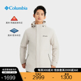 Columbia【蒋奇明同款】哥伦比亚情侣热能三合一鸭绒内胆防水冲锋衣XE5418 278米白色XE1504 L(180/100A)