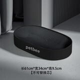 佩贝乐猫抓板窝大号猫窝足球场猫玩具瓦楞纸耐磨猫爪板磨爪器猫咪用品 大号炭黑【适合30斤内猫】