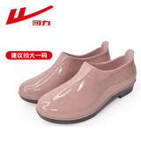 回力（Warrior）雨鞋女成人女士雨靴防水鞋胶鞋水靴HXL133-S 咔 38(37码穿) 