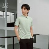 KOLON SPORT/可隆SECO空气POLO 男子户外运动速干防晒抗菌短袖 LHPT4MTT53-JA 翠绿 170/M