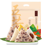 五芳斋 五芳源辉 速冻粽子礼袋 100g*10只 蜜枣赤豆粽子礼包 