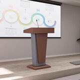 办公演讲台简约发言会议室前台主持主席台接待酒店咨客迎宾台讲台 A02#送货上门自己安装