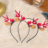 京唐 圣诞节装饰品儿童玩具圣诞装饰装扮圣诞老人发箍2个装