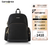 新秀丽（Samsonite）双肩包女包书包高中生女士背包电脑包黑色大号TW2礼物送女友