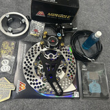 明浙m15s赛道版大螃蟹卡钳套装配明浙m47波音盘小牛九号直上顺丰包邮. 明浙m15s鼓刹改碟刹一套（黑色）