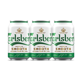 嘉士伯醇滑啤酒330ml*3罐装 拉格啤酒京东自营