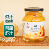 七鲜 梨汁黄桃罐头712g