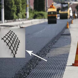 公路用土工格栅 双向塑料 玻纤 钢塑50KN 80KN 100KN TGSG5050 玻纤土工格栅