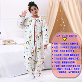 禾声儿童睡袋分体式春秋冬款1-3-6-12岁中大童分脚防踢被子5-10岁纯棉 动物园  - 无脚套【100%纯棉、可贴身使用】 XXL码【秋冬加厚】【身高150-170CM选】