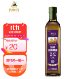 阿格利司（AGRIC）一级低温冷榨亚麻籽油500ml瓶装  月子油食用油便捷装