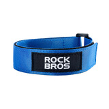 洛克兄弟（ROCKBROS）折叠自行车固定带小布通用配件绑绳扎带魔术贴脚带束裤带 蓝色