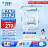 碧然德（brita）设计师滤水壶家用净水去水垢过滤滤芯套装 设计师水壶蓝+专家版滤芯5枚（到手1壶6芯）