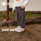 贝肽斯儿童裤子男女童休闲卫裤2025秋冬新款束脚长裤幼儿园加绒裤