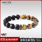 AWNL虎啸手链男黑玛瑙宝石手串小众轻奢时尚饰品送男友生日礼物 虎啸 手链L码 推荐手围16-17cm
