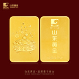 山东黄金（SD-GOLD）聚宝盆金条 足金Au9999黄金金砖 投资收藏储值 【聚宝盆】100g