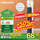 康佳（KONKA）取暖器家用石墨烯暖风机立式电暖气浴室电暖风塔式热风机速热暖风扇摇头电暖器烤火炉KDNF-2016-P