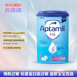 爱他美（Aptamil）德国适度半水解 婴儿特殊配方奶粉HA 1段(0-6个月) 800g